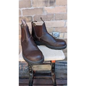 Blundstone Brown Classic 550 Women's Pull On Chelsea Boot Sz 8.5